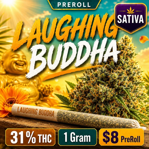 LAUGHING BUDDHA 1G SAT PRE-ROLL at Dean Park Cannabis